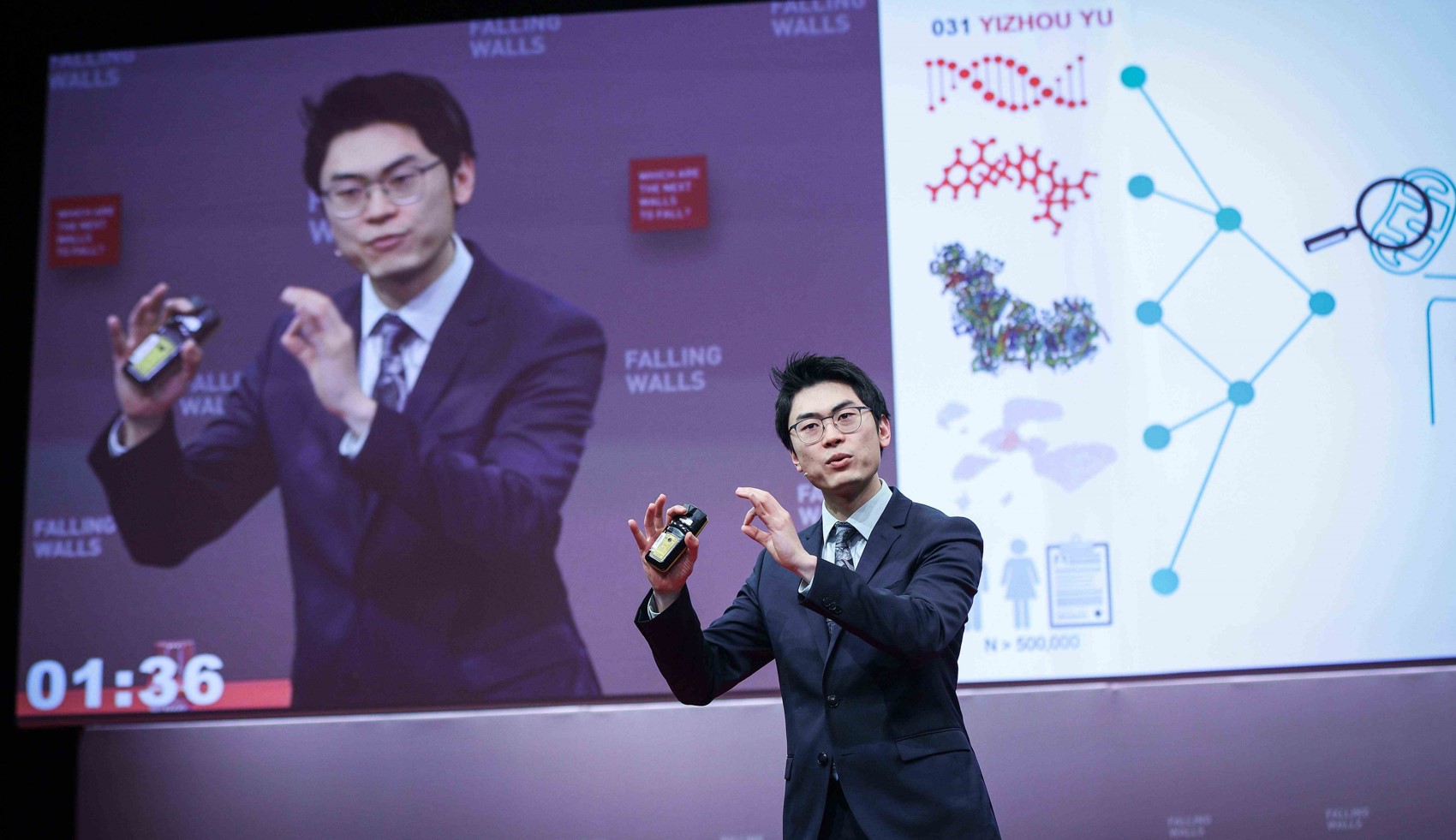 Yizhou Yu at Falling Walls global final