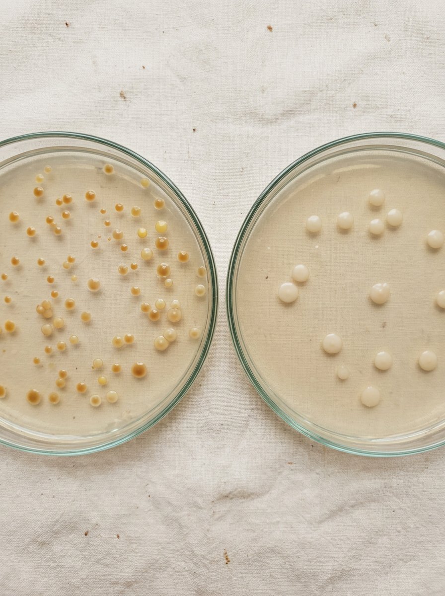 Bacterial cultures in our Cambridge lab